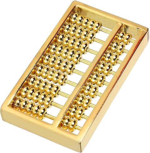 ليدي شو مجموعة ادوات حسابية صغيرة من النحاس الاصفر مكونة من 9 تروس من النحاس الاصفر، مناسبة للاطفال والكبار، مقاس 1.5 انش in Kuwait