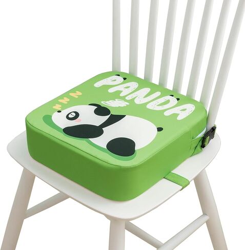 Eiury Toddler Booster Seat for Dining Table, Portable Kids Booster Seat with Safety Buckles Portable Increasing Booster Cushion with Non-Slip Bottom (Blue Dinosaur) in Saudi Arabia