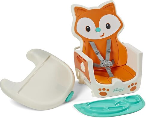 Infantino Grow-with-Me 4-in-1 Convertible High Chair, Raccoon-Theme, Space-Saving Design, Booster and Toddler Chair, for Infants & Toddlers 3M-36M Multicolor in Saudi Arabia
