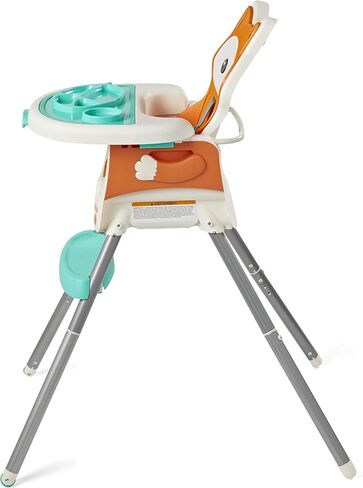 Infantino Grow-with-Me 4-in-1 Convertible High Chair, Raccoon-Theme, Space-Saving Design, Booster and Toddler Chair, for Infants & Toddlers 3M-36M Multicolor in Saudi Arabia