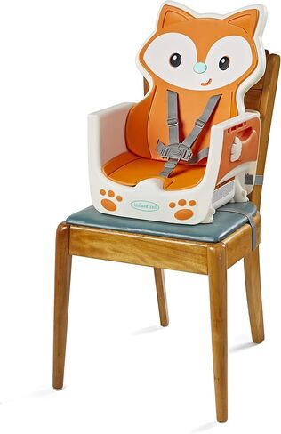 Infantino Grow-with-Me 4-in-1 Convertible High Chair, Raccoon-Theme, Space-Saving Design, Booster and Toddler Chair, for Infants & Toddlers 3M-36M Multicolor in Saudi Arabia