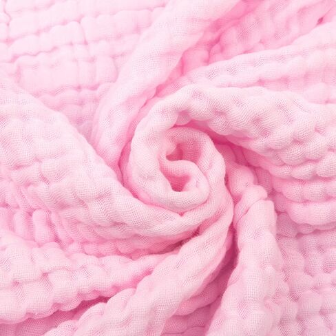 babygoal Baby Bath Towel 2 Pack, 100% Muslin Cotton Hooded Towel for Newborn,Toddler,Infant, Absorbent & Hypoallergenic Baby Gift for Boys Girls 35"x35" T0607 in Saudi Arabia