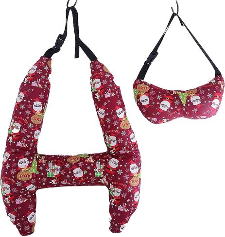 H-Shape - Kid Car Sleeping Head Support, 28x22in Car Travel Pillow with Headrest for Kids and Adults for Head, Neck, Arm Supports. (Bear) in Kuwait