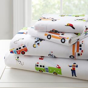 Wildkin Kids Microfiber Toddler Sheet Set for Boys and Girls, Bedding Sheet Set Includes Top Sheet, Fitted Sheet, and One Standard Pillow Case (Dinosaur Land)