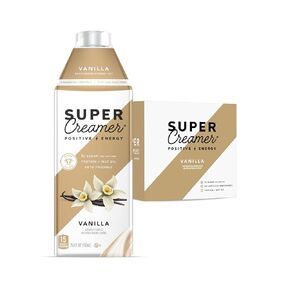 Super Coffee Creamer, SugarFree Coffee Creamer (0g Sugar, 1g Protein, 15 Calories) [Vanilla] 25.4 Fl Oz, 6 Pack | Keto Coffee Creamer in Saudi Arabia
