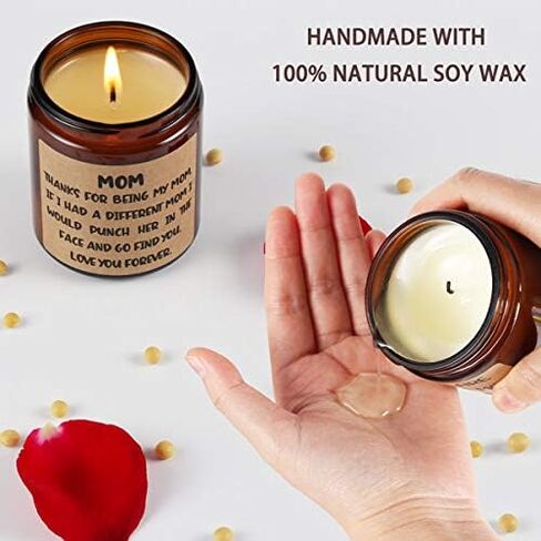 أفضل هدايا الجدة من حفيد الحفيدة، هدايا عيد ميلاد الجدة - هدايا عيد الميلاد للجدة من الأحفاد الأحفاد، هدية الجدة، الشموع المعطرة باللافندر، شموع الصويا in Kuwait