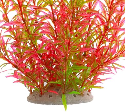 Aquarium Plastic Plants Large, Artificial Plastic Long Fish Tank Plants Decoration Ornaments Safe for All Fish 21 Inches Tall (J07 Green) in Kuwait