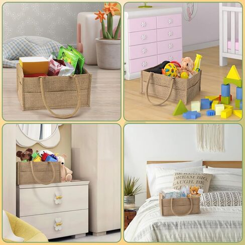 علبة حفاضات الأطفال المحمولة من أوبيكو، صندوق تخزين الحضانة ومنظم السيارة للحفاضات ومناديل الأطفال in Kuwait