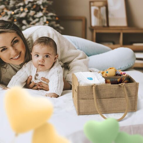 علبة حفاضات الأطفال المحمولة من أوبيكو، صندوق تخزين الحضانة ومنظم السيارة للحفاضات ومناديل الأطفال in Kuwait