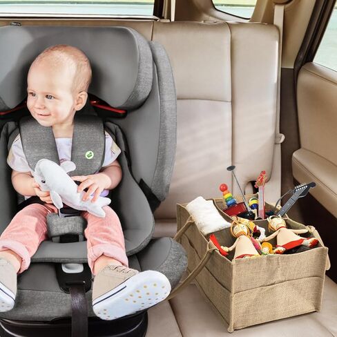 علبة حفاضات الأطفال المحمولة من أوبيكو، صندوق تخزين الحضانة ومنظم السيارة للحفاضات ومناديل الأطفال in Kuwait