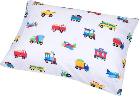 Wildkin Kids Microfiber Toddler Sheet Set for Boys and Girls, Bedding Sheet Set Includes Top Sheet, Fitted Sheet, and One Standard Pillow Case (Dinosaur Land) in Kuwait