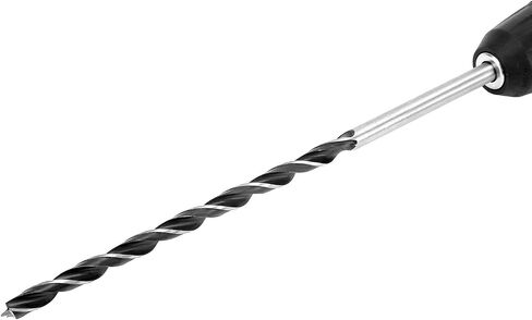 QWORK 12" Extra Long Brad Point Drill Bit Set, 12 Pcs High Carbon Steel, Brad-Point Design for Quick and Precise Drilling, Ideal for Wood, Plastic, PVC, Composite, Rubber in Saudi Arabia