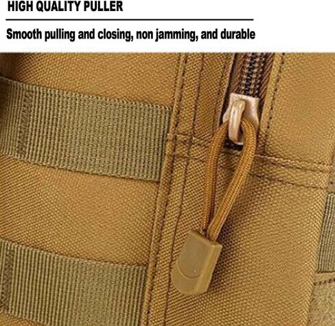 LFWATAXY 1 Pcs Tactical Water Bottle Pouch Tactical Backpack Attachment Pouches Water Bottle Pouch Zipper Water Bottle Bag Water Bottle Holder with Strap Hiking Camping Outdoor Travel in Saudi Arabia