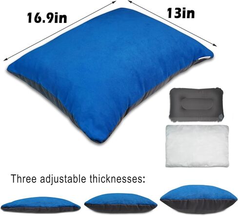HOOD MOUNT 18" L x 14" W Camping Pillow,Camping Accessories for Tent,Backpacking Camping,Beach,Hammock in Kuwait