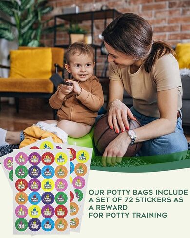 Travel Potty Bags for Portable Toilet Kids,AYOTEE Disposable Potty Liners for Toddlers,50 Packs Potty Chair Liners with Absorbent Pads, Kids Portable Potty Bags Disposable in Kuwait