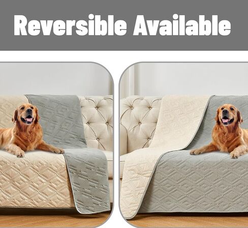 LPMOERA Waterproof Reversible Couch Sofa Cover Blanket for Dogs Washable Furniture Protector Slipcover for Kids Black 30 * 30 Inch(Pack of 2) in Kuwait
