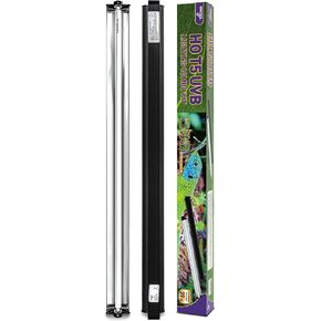 مجموعة مصابيح الزواحف WACOOL T5 HO UVB ومجموعة مصابيح الزواحف UVB، UVB 5.0 T5 HO للزواحف وغطاء إضاءة Terrarium، لمبة UVB عالية الإخراج ومجموعة تركيبات Terrarium (39W) in Kuwait