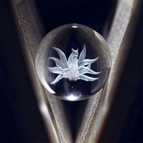 HDCRYSTALGIFTS 60 مم كرة زخرفية كريستالية ثلاثية الأبعاد محفورة بالليزر كريستال أسد تمثال فن كريستال زجاج المجال النقش لتزيين المنزل عيد ميلاد، هدايا زينة الأسد in Kuwait