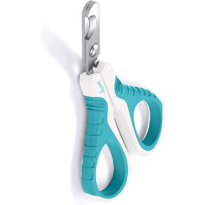 WePet Pet Nail Clippers(U07.1), Professional Claw Trimmer, Bended Scissor Special for Cats, Kittens, Dogs, Puppies, Small Animals, White/Pine Green