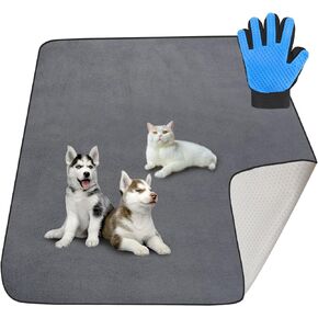 Magacyo Washable Dog Pee Pads - Reusable Puppy Pads - 72" x 72" Waterproof Dog Mat - Pee Pad for Dogs Extra Large - Whelping Mat for Training, Playpen, Crate, Floor, Bed, Sofa in Kuwait