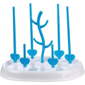 Mandy BPA Free Baby Bottle Drying Rack: Bottle Drying Rack for Baby Bottles and Accessories | Bottle Dryer Rack for Convenient Baby Bottle Storage | Baby Feeding Essentials | Baby Travel Essential in Saudi Arabia