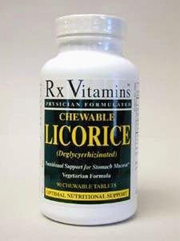 Rx Vitamins DGL Licorice 500 mg - 90 Tablets in Saudi Arabia