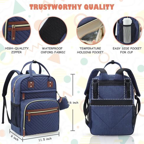 Tuwubi Diaper Bag Backpack, Baby Essentials Travel Tote Bag | Multi function Water-Resistant Backpacks, Travel Essentials with Stroller Straps & Pacifier Case(Grey) in Saudi Arabia