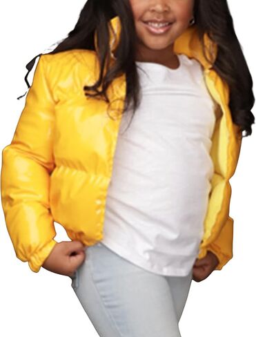 AMEBELLE طفل رضيع فتاة صبي للجنسين دافئ الوقوف طوق خفيفة الوزن الرمز البريدي حتى أسفل معاطف السترة in Kuwait