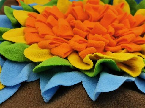 Alibuy Dogs Snuffle Mat ماتس تغذية الحيوانات الأليفة، وسادة استنشاق الجراء، ألعاب ألغاز تفاعلية للقطط والكلاب لسلالات متعددة تشجع مهارات البحث عن الطعام الطبيعية والتدريب والتخلص من التوتر (برتقالي) in Kuwait