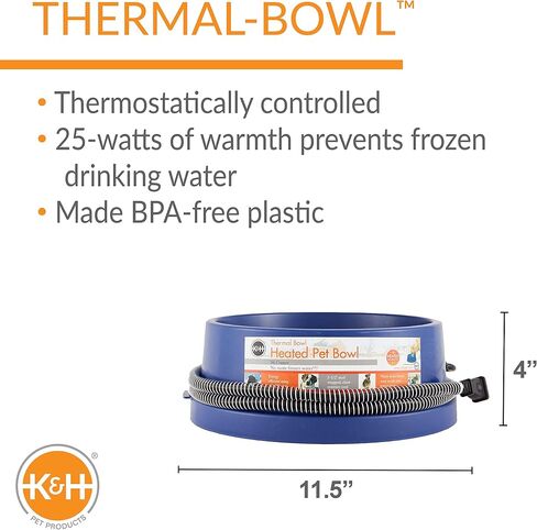 وعاء ماء حراري للقطط والكلاب من الجرانيت سعة 1.5 جالون من K&H Pet Products in Kuwait