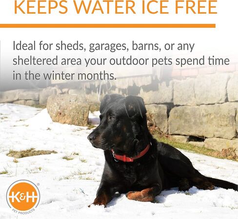 وعاء ماء حراري للقطط والكلاب من الجرانيت سعة 1.5 جالون من K&H Pet Products in Kuwait