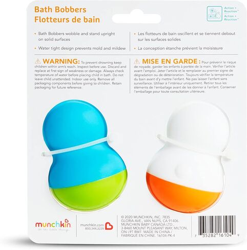 Munchkin® Bath Bobbers Mold Free Baby and Toddler Bath Toy, 6+ Months, Dolphin/Walrus/Octopus in Saudi Arabia