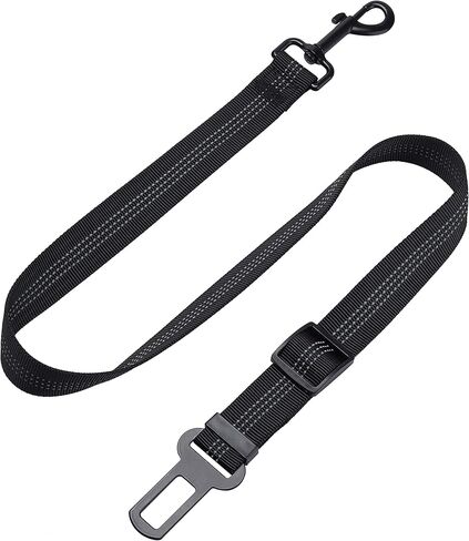 Dog Seat Belt, 2-Piece Set Retractable Dog Car Seatbelts, Adjustable Pet Harnesses for Dogs in Kuwait