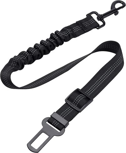 Dog Seat Belt, 2-Piece Set Retractable Dog Car Seatbelts, Adjustable Pet Harnesses for Dogs in Kuwait