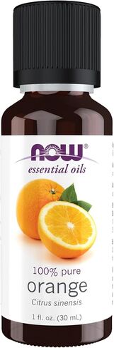 NOW Essential Oils, Orange Oil, Uplifting Aromatherapy Scent, Cold Pressed, 100% Pure, Vegan, Child Resistant Cap, 4-Ounce in Saudi Arabia