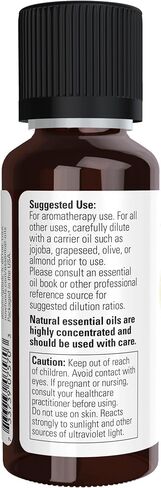 NOW Essential Oils, Orange Oil, Uplifting Aromatherapy Scent, Cold Pressed, 100% Pure, Vegan, Child Resistant Cap, 4-Ounce in Saudi Arabia