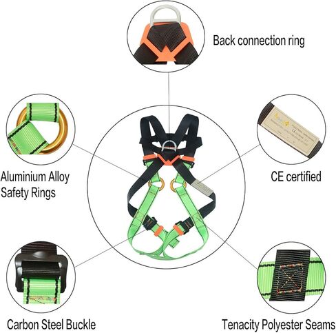 Heejo Kids Body, Youth Safety rappelling Climbing Belts for Outdoor Expanding Training 7-13 Years… in Kuwait