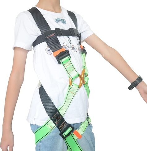 Heejo Kids Body, Youth Safety rappelling Climbing Belts for Outdoor Expanding Training 7-13 Years… in Kuwait