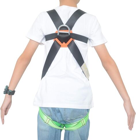 Heejo Kids Body, Youth Safety rappelling Climbing Belts for Outdoor Expanding Training 7-13 Years… in Kuwait