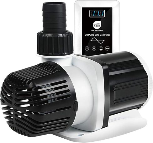 Orlushy dc-9000 Silent Swirl Controllable DC aquarium Pump 60W 2377GPH marine wavemaker 24V return pump with sine wave Controller for salt/Freshwater fish reef tank sump Circulation in Kuwait