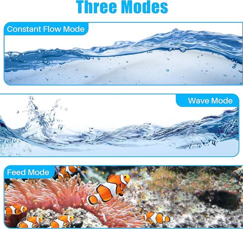 Orlushy dc-9000 Silent Swirl Controllable DC aquarium Pump 60W 2377GPH marine wavemaker 24V return pump with sine wave Controller for salt/Freshwater fish reef tank sump Circulation in Kuwait