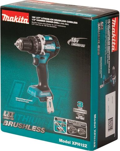 Makita XPH12Z 18V LXT Lithium-Ion Brushless Cordless 1/2 inches Hammer Driver-Drill (Renewed) in Saudi Arabia