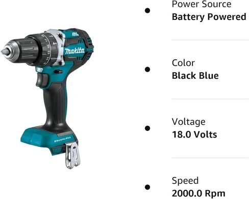 Makita XPH12Z 18V LXT Lithium-Ion Brushless Cordless 1/2 inches Hammer Driver-Drill (Renewed) in Saudi Arabia