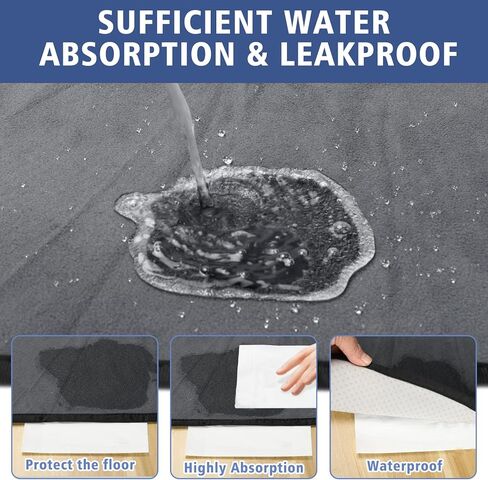 Magacyo Washable Dog Pee Pads - Reusable Puppy Pads - 72" x 72" Waterproof Dog Mat - Pee Pad for Dogs Extra Large - Whelping Mat for Training, Playpen, Crate, Floor, Bed, Sofa in Kuwait