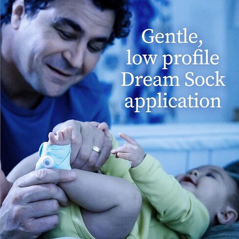 جورب Owlet Dream - جهاز مراقبة الطفل الذكي يعرض معدل ضربات القلب ومتوسط ​​الأكسجين O2 (مؤشرات جودة النوم) بالنعناع (متجدد) in Kuwait