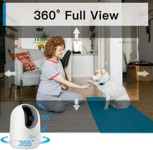 2K/3MP Solar Security Camera Wireless Outdoor, 15000mAh Battery Powered 360° PTZ 2.4G WiFi Only Camera for Home Security, 16-LED Color Night Vision, Siren, PIR Sensor, 2-Way Talk, IP65, SD/Cloud in Saudi Arabia