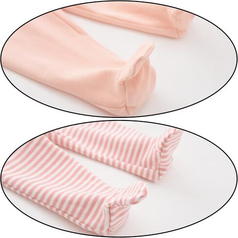 Baby Footed Pants Cotton Newborn Leggings 0-12 Months in Kuwait