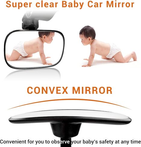 utiiy Baby Car Mirror Dog Car Mirror Children and Pets Car Rear Seat Observation Mirror in Saudi Arabia
