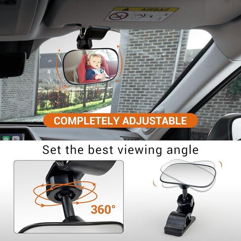 utiiy Baby Car Mirror Dog Car Mirror Children and Pets Car Rear Seat Observation Mirror in Saudi Arabia
