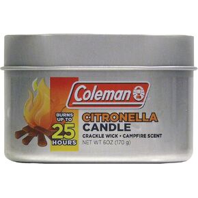 Coleman 3-Pack Scented Citronella Candles and 70+ Hour Outdoor Candle Lantern Camping Bundle